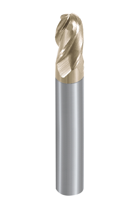 Titanyum Alaşımlı İşleme 4 Flüt Bilyalı Uçlu Frezeler